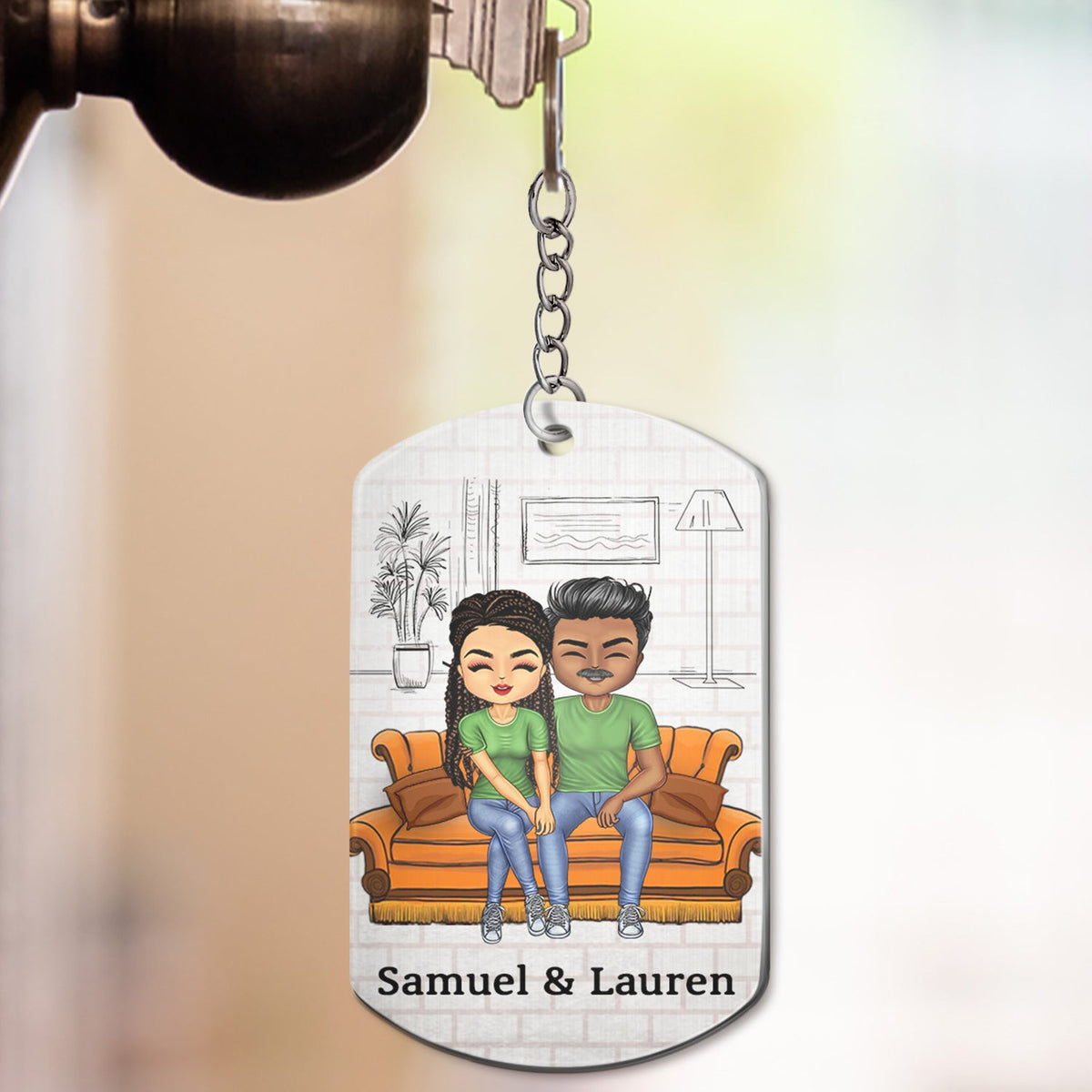 Drive Safe No One Else Will Tolerate Me - Birthday, Loving, Anniversary Gift For Spouse, Husband, Wife, Couple - Personalized Aluminum Keychain