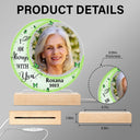 Custom Photo Moon I'm Always With You - Memorial Gift For Family, Friend, Pet Lovers - Personalized 3D Led Light Wooden Base