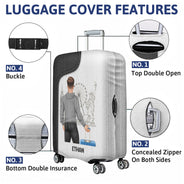 Traveling Just A Girl Boy Who Loves Traveling - Gift For Travelers - Personalized Custom Luggage Cover