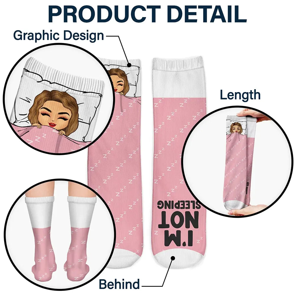 Just Resting My Eyes - Gift For Yourself - Personalized Socks