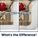 Chibi Reading My Reading Blanket - Gift For Book Lovers - Personalized Fleece Blanket