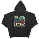 The Man The Myth The Fishing Legend - Gift For Father And Grandfather - Personalized Custom T Shirt