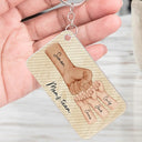 Daddy's Team Hand Punch - Personalized Acrylic Keychain