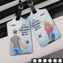 Couple To A Lifetime Of Adventure Together - Personalized Combo 2 Luggage Tags