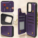 Gift For Bestie,Happy - It Takes A Long Time To Grow An Old Friend - Personalized Leather Flip Wallet Phone Case