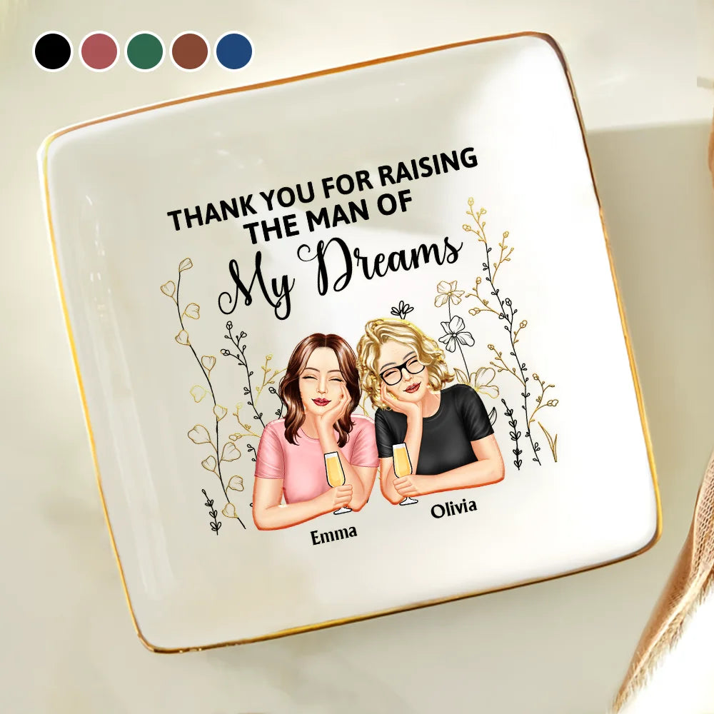 Thank You For Raising The Man - Personalized Ring Dish