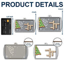 Gift For Grandma,Gift For Women,Christmas,Love - Crossword Srabble Gingerbread Cookie World Full Of Grandmas - Personalized 2-Layered Wooden Ornament