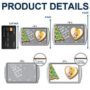 Gift For Grandma,Gift For Women,Christmas,Love - Custom Photo Gingerbread Cookie World Full Of Grandmas - Personalized 2-Layered Wooden Ornament