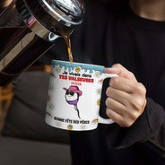 Gift For Husband,Gift For Men,Parents,Gift For Father,Funny,French,Non-Eng,Icon,Humorous - On Vivait Dans Tes Boules - Impression Effet 3D Gonflé - Tasse Personnalisée Impression Proche Des Bords