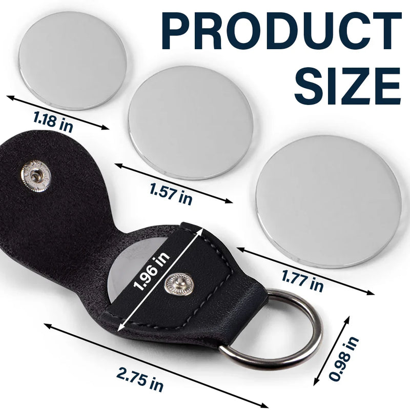 A Hug From Mom - Personalized Leather Pocket Hug