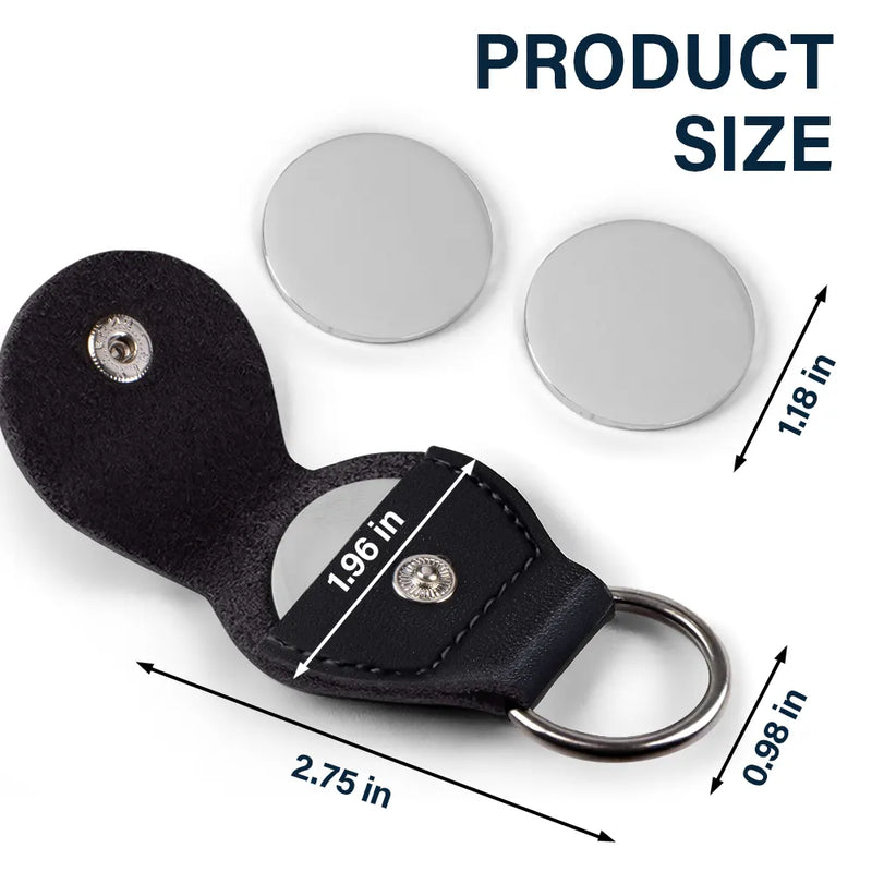 Gift For Bestie,Gift For Sisters,Gift For Women,Happy,Top Market - 3D Metal Effect Besties Unbreakable Bond - Personalized Leather Pocket Hug