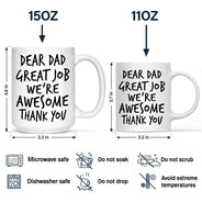 Custom Photo To Dad From The Reasons You Drink Funny - Personalized Mug