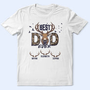 Best Buckin' Dad - Personalized T Shirt
