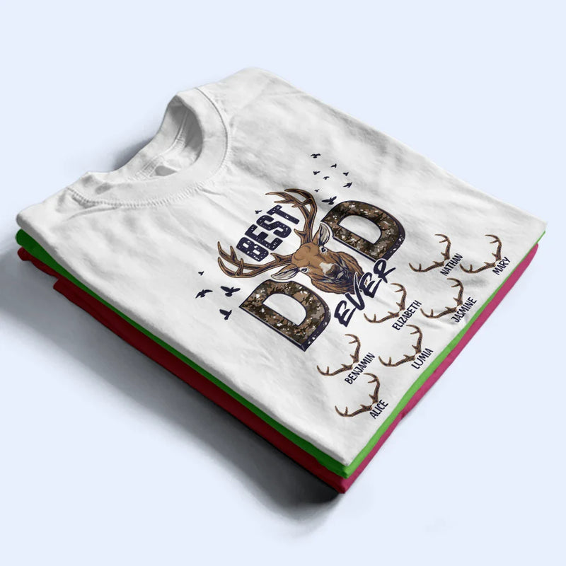 Best Buckin' Dad - Personalized T Shirt