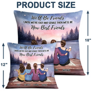 Gift For Bestie - Our Memories Are Countless Our Friendship Is Endless - Personalized Pillow