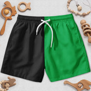 Gift For Kids, Summer, Football (Soccer), Proud, Summer Soccer Games, Icon, Custom Text - Half And Half Flag Summer Soccer Games - Personalized Kids Clothing Set