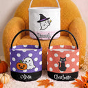 Adorable,Halloween,Gift For Kids,Icon - Halloween Boo Crew - Personalized Trick Or Treat Bag