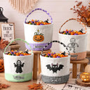 Adorable,Halloween,Gift For Kids,Icon - Halloween Boo Crew - Personalized Trick Or Treat Bag