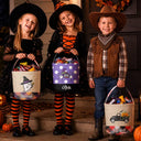 Adorable,Halloween,Gift For Kids,Icon - Halloween Boo Crew - Personalized Trick Or Treat Bag