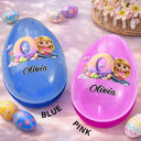 Easter, Happy, Gift For Kids, Parents - Happy Easter Alphabet Baby Kid - Personalized Fillable Egg 