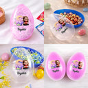 Easter, Happy, Gift For Kids, Parents - Happy Easter Alphabet Baby Kid - Personalized Fillable Egg 