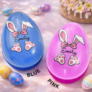 Easter,Happy,Gift For Kids,Parents - Happy Easter Baby Kid - Personalized Fillable Egg