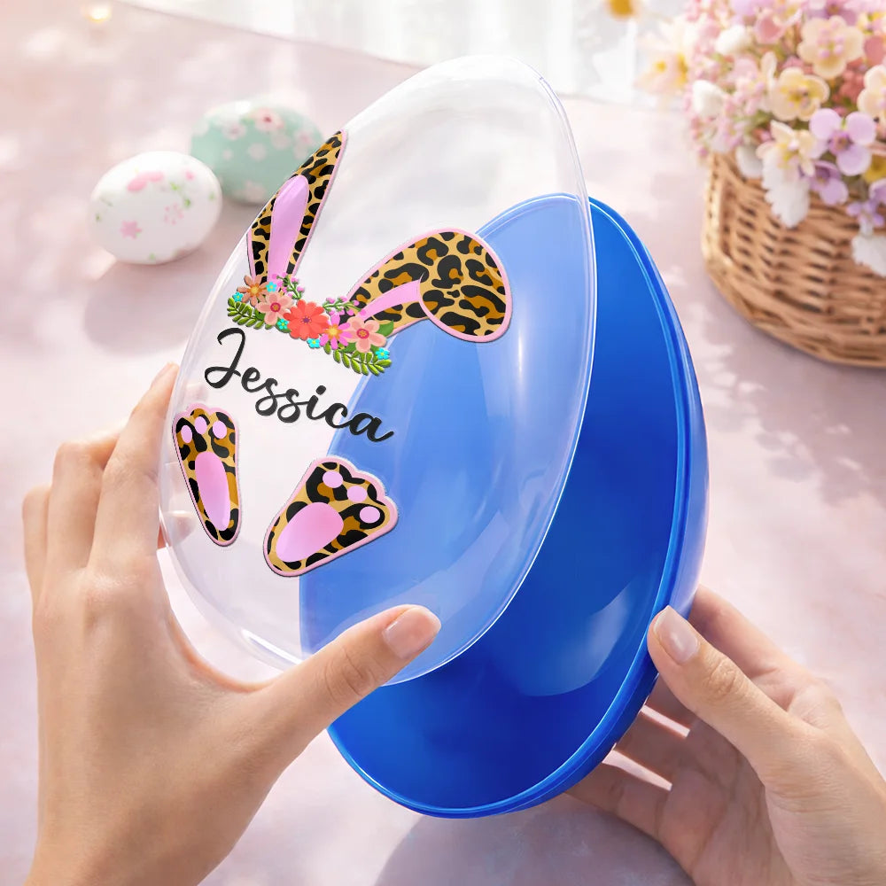 Easter,Happy,Gift For Kids,Parents - Happy Easter Baby Kid - Personalized Fillable Egg