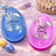 Easter,Happy,Gift For Kids,Parents - Happy Easter Baby Kid - Personalized Fillable Egg