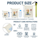 Grandpa - Grandkids,Gift For Kids,Grandma - Grandkids,Gift For Grandkids,Dad - Children,Mom - Children,Easter,Happy - Happy Easter Kids With Birth Month Flower - Personalized Favor Bag