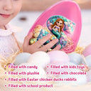 Easter,Happy,Gift For Kids,Parents - Happy Easter Truck Car Dinosaur Mermaid Alphabet - Personalized Fillable Egg