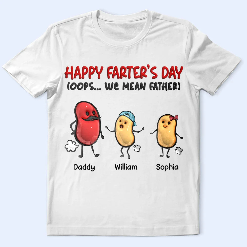 Happy Farter's Day - Personalized T Shirt
