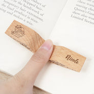 Gift For Yourself,Gift For Women,Gift For Men,Reading,Happy - Head In The Clouds Nose In A Book - Personalized Thumb Page Holder