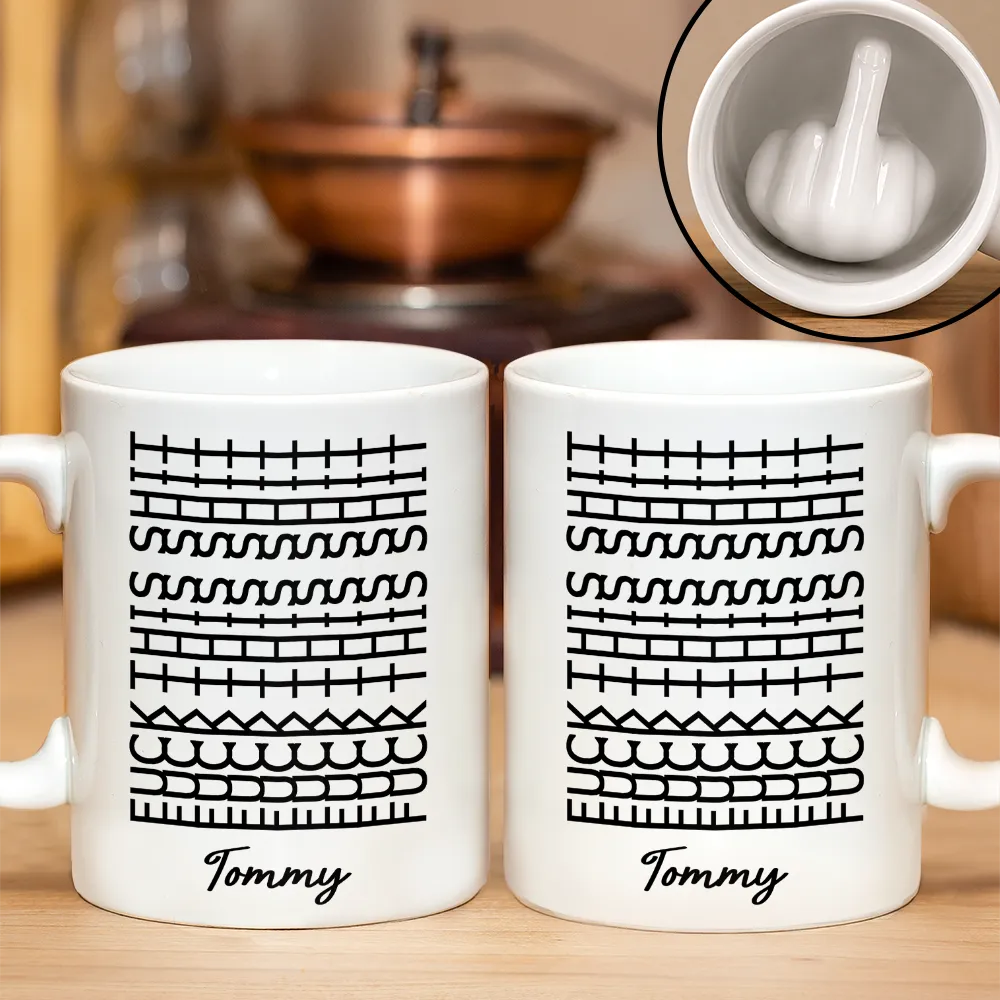 Gift For Colleagues,Christmas,Sarcastic,Custom Text - Hidden Message Mentally Off The Clock For Coworkers, Best Friends Christmas, White Elephant Gag Gifts - Personalized Mug