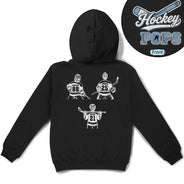 Gift For Father,Sport Dad,Happy - Hockey Dad Mom Kids Backside - Personalized T Shirt