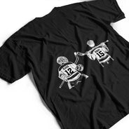 Gift For Father,Gift For Grandpa,Hockey,Non-Eng,Icon,Confident - Hockey Dad Papa Kids Backside Line Art - Personalized T Shirt