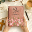 Christian,Gift For Women,Gift For Wife,Gift For Girlfriend,Gift For Yourself,Gift For Aunt,Gift For Mother,Gift For Grandma,Gift For Daughter,Gift For Sibling,Gift For Sisters,Gift For Bestie - Holy Bible With Birth Month Flower Garden - Personalized Bible Cover