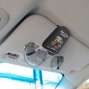 Gift For Women, Gift For Men, Camping, Gift For Couples, Gift For Husband, Gift For Wife, Travel, Gift For Boyfriend, Gift For Girlfriend - Home Is Where We Park It - Personalized Sunglasses Holder For Car Visor