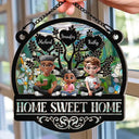 Parents,Family - Home Sweet Home Family - Personalized Window Hanging Suncatcher Ornament
