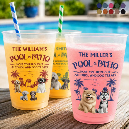 Hope You Brought Dog Treats - Personalized Frosted Cups