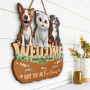 Pet Lovers,Happy - Hope You Like Dog Cat Pet Family 3D Effect - Personalized Custom Shaped Wood Sign