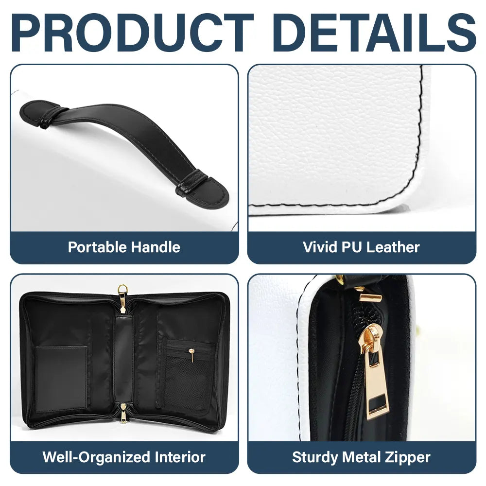 Christian, Christmas, Gift For Yourself, Gift For Grandma - Sunflower Bible Verse God Says I Am - Personalized Bible Cover