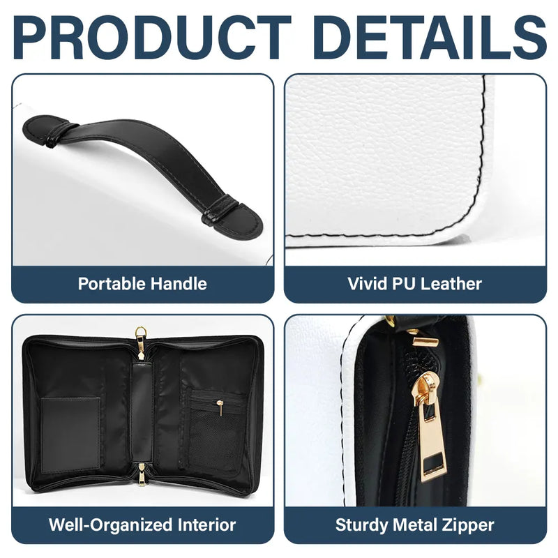 Christian, Christmas, Gift For Yourself, Gift For Grandma - Sunflower Bible Verse God Says I Am - Personalized Bible Cover