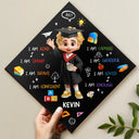 Graduation,Grandpa - Grandkids,Gift For Kids,Gift For Grandkids,Grandma - Grandkids,Dad - Children,Mom - Children - I Am A Pre-K Kindergarten Graduate - Personalized Graduation Cap Topper