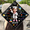 Graduation,Grandpa - Grandkids,Gift For Kids,Gift For Grandkids,Grandma - Grandkids,Dad - Children,Mom - Children - I Am A Pre-K Kindergarten Graduate - Personalized Graduation Cap Topper