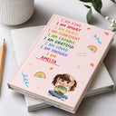 Gift For Yourself, Gift For Women, Gift For Men, Happy, Gift For Daughter, Gift For Bestie - I Am Affirmations - Personalized Hardcover Journal