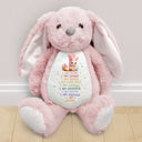 Easter,Happy,Gift For Kids,Parents - I Am Kind Faux Chenille Rabbit Alphabet Letters - Personalized Soft Toy Bunny