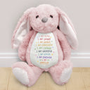 Gift For Grandkids,Grandma,Grandkids,Grandpa,Gift For Son,Gift For Daughter,Gift For Kids - I Am Kind I Am Smart - Personalized Soft Toy Bunny
