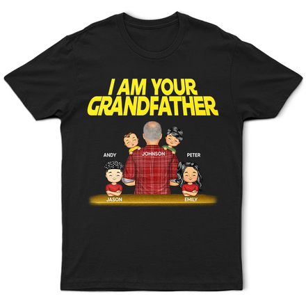 I Am Their GrandFather - Personalized T Shirt