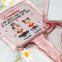 Gift For Mother, Happy, Gift For Grandma, Gift For Sisters - I Am Who I Am Today Is A Reflection Of You - Personalized Handheld Mirror