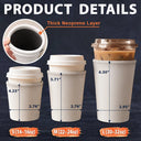 Christmas,Cozy,Reading,Gift For Yourself,Vector - Just A Girl Who Loves Books - Personalized Iced Coffee Sleeve